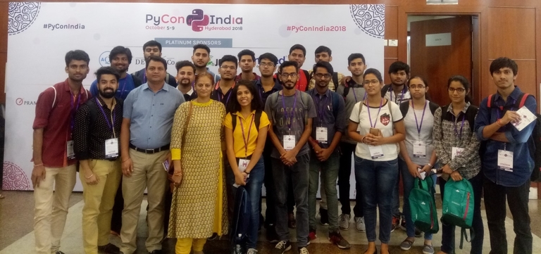 SMVDU Fraternity Attends PyCon 2018 at HICC Hyderabad